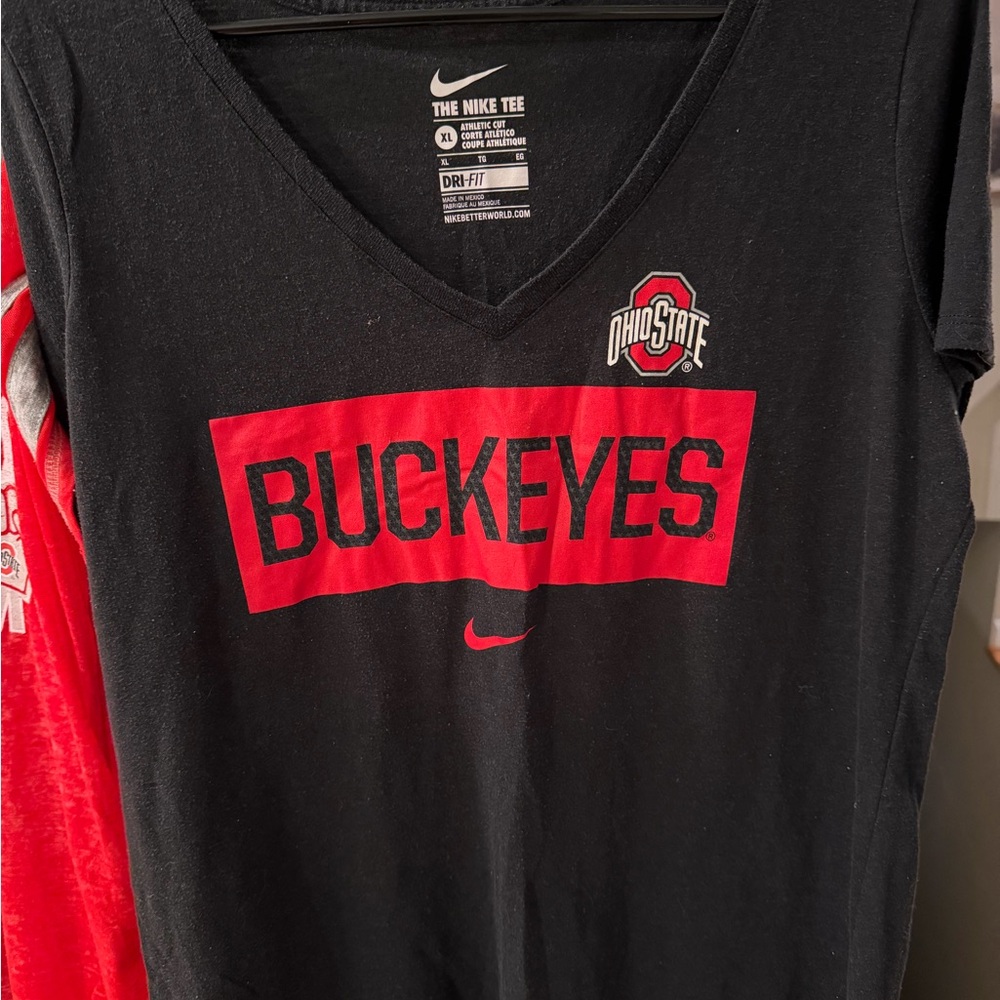 Ohio State Buckeyes Shirt Bundle Nike Dri-Fit + Graphic Tee XL - Picture 3 of 6